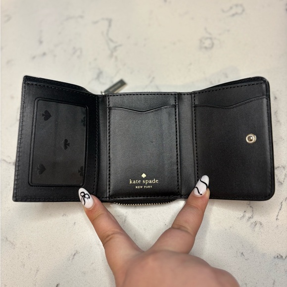 Kate Spade Black Textured Wallet - Picture 2 of 5